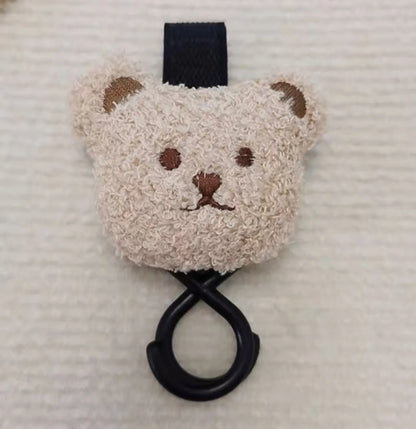 Korean Wind Bear Design Universal Stroller Hooks Mommy Handbag Hooks for Baby Supplies