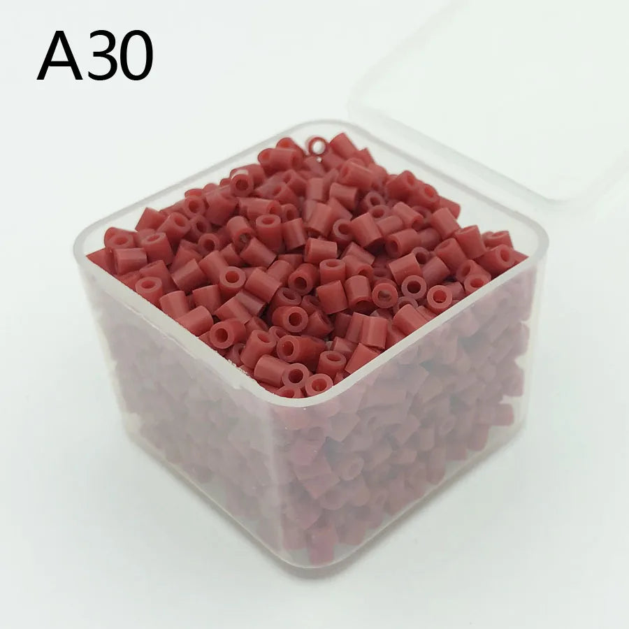 2.6mm Mini Beads/1200pcs/Box Packing Hama Beads Easy to Store For Kids Perler Iron Beads Fuse Handmade Gift Children Toy