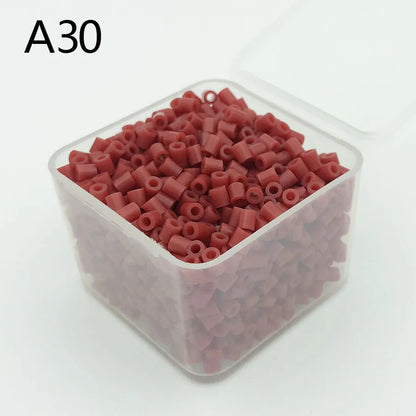 2.6mm Mini Beads/1200pcs/Box Packing Hama Beads Easy to Store For Kids Perler Iron Beads Fuse Handmade Gift Children Toy