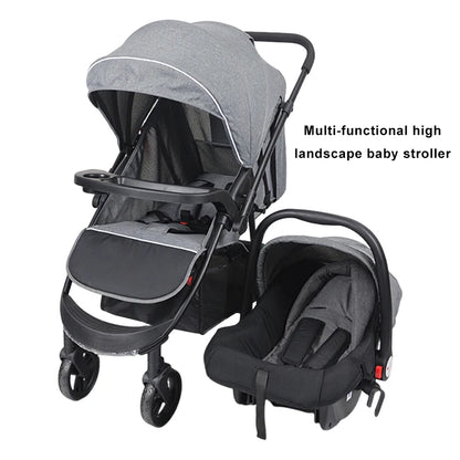 Wholesale Folding Prams and 2 in 1 Be-directional Baby Stroller with Car Seat for Toddler