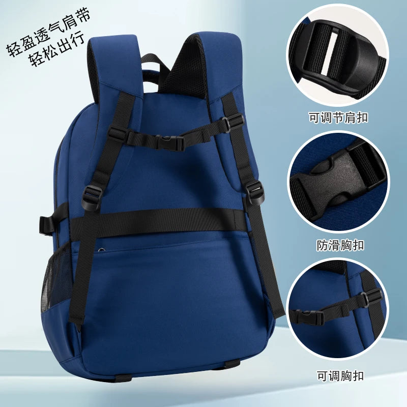 18 Inches Big Capacity School Bags Mochilas Escolares Teen Backpack for Boys Girls High School Students Backpack to School
