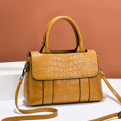 2022 New Western Style Simple Fashion Atmosphere Texture Casual PU Single Portable Shoulder Girls Crossbody Bags Ladies Handbags