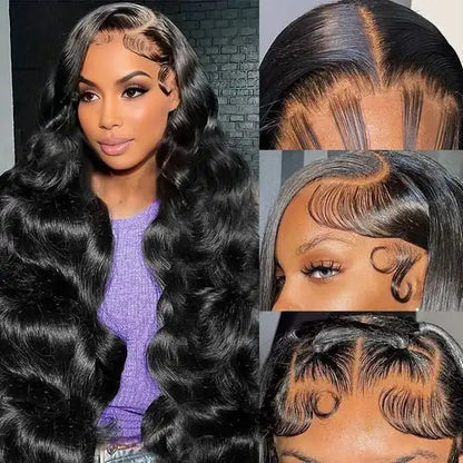 13x6 Lace Front Wigs Pre Pluck HD Lace Closure Human Hair Wigs  Brazilian Hair Hd Lace Frontal Wigs Vendors for Black Women