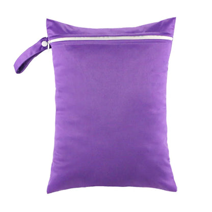 30*40Cm Swim Bags Cloth Reusable Washable Diaper Wet Bag With Single Pockets Dry and Wet Zippers Waterproof Bag for Travel