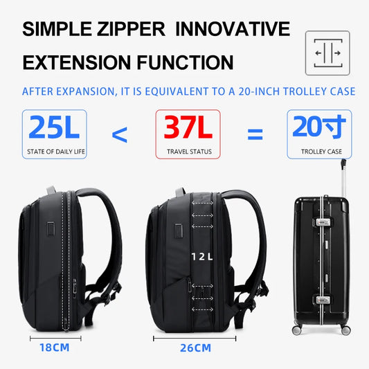 FENRUIEN Waterproof Duffle Bags Luxury Business Large Capadty Backpack Travelling Soft Shell Laptop Backpack Bolsa De Viaje 2025