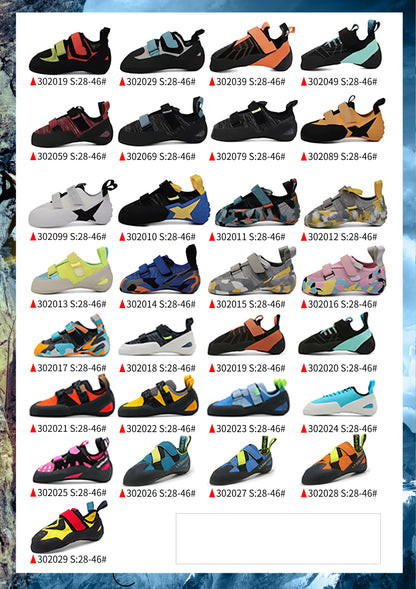 Professional Rock-Climbing Shoes Indoor Outdoor Beginners Entry-level Custom Rock-Climbing Bouldering Training Shoes