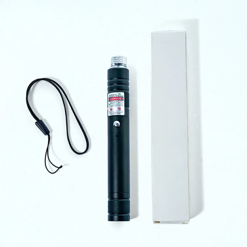 Green Laser Pointer Long-Range Laser Pointer High Power-Rechargeable Laser Pointer for Hiking, Presentations & Outdoor Use