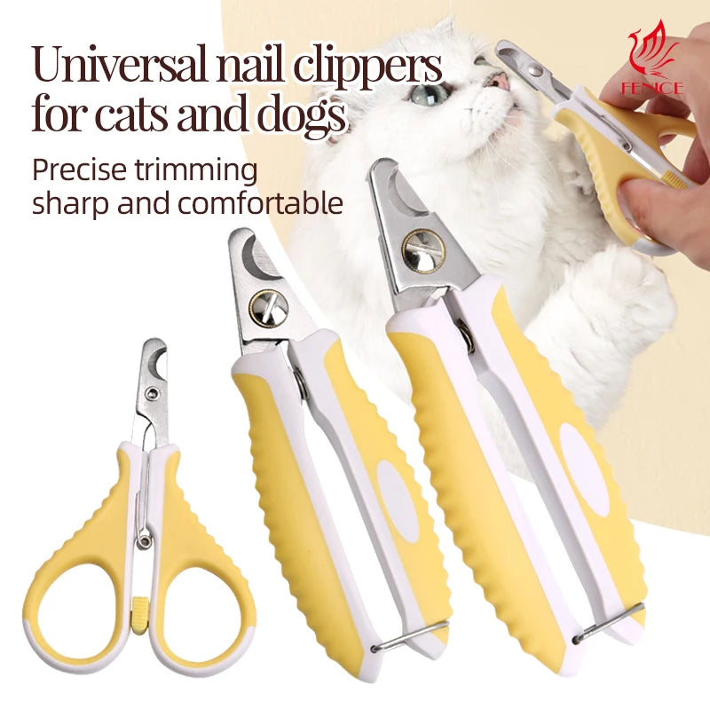 Fenice Pet Nail Clipper Scissors Dog Cat Toe Claw Nail Clipper Grooming Scissors Trimmer Grooming Tools for Animals Pet Supplies