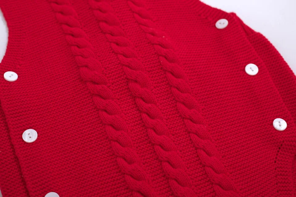 new Pettigirl Red Color Baby Popular Romper Popular Romper Baby Two-pieces Set for 6M-3Y Boys and Girls 1BAG=1PCS