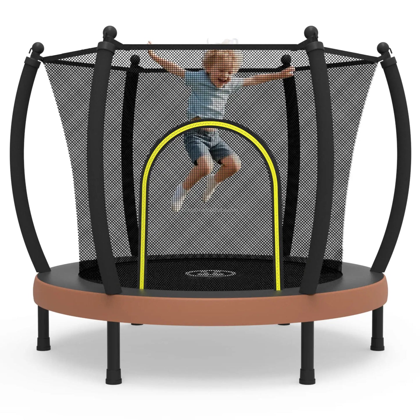 Zoshine 60-Inch Outdoor Kids Sports Trampoline Steel & PP/PVC Construction, Safe Fitness & Play Toy for Children
