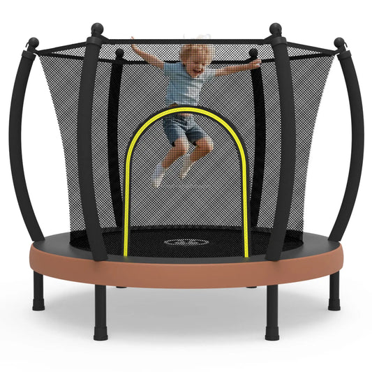 Zoshine 60-Inch Outdoor Kids Sports Trampoline Steel & PP/PVC Construction, Safe Fitness & Play Toy for Children