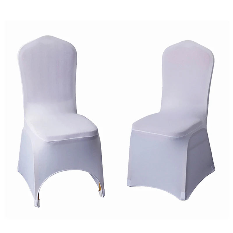 Black Extra Thicker Spandex Chair Covers For Wedding Events Party Decoration High Quality Stretch Elastic