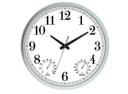 18-inch Retro Handmade Plastic Outdoor Rainproof Wall Clock Single Face Needle Display Quartz Analog Movement Radio