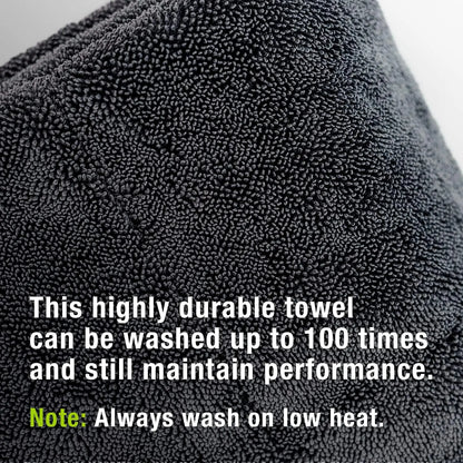 60*90cm 1200 GSM Edgeless Microfiber Car Drying Towel Excellent Water Take Ability Large