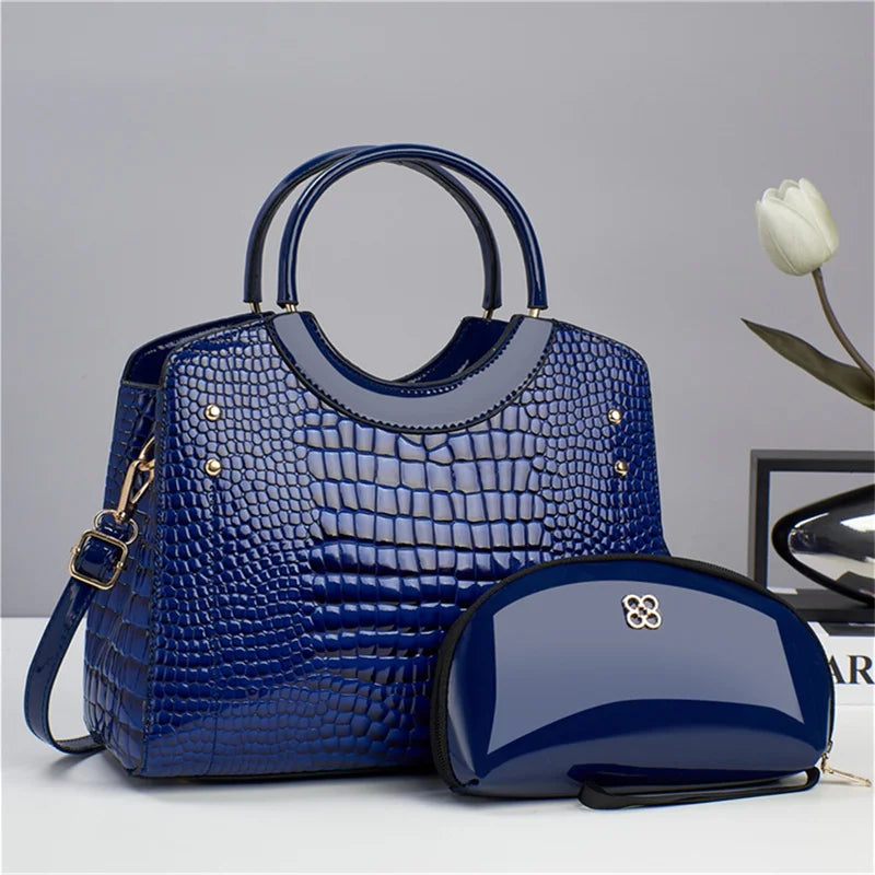 Bags Women Handbags Ladies Trendy Products Pu Leather Handbag Set for Lady Tote Bag