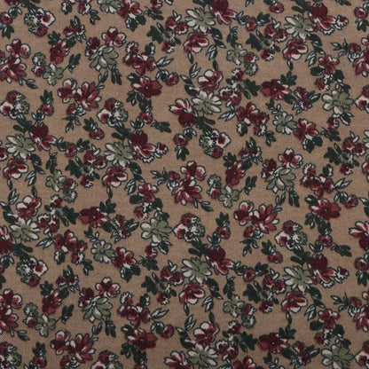 Fast Delivery High Quality Plain Active Staining Cotton Flannel Floral Fabric Casual Wear Cotton Shirt