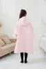 China Factory Oversized Winter Kids Wearable Hoodie Blanket Winter Custom Sherpa Hooded Blanket Kids Wearable Christmas Blanket