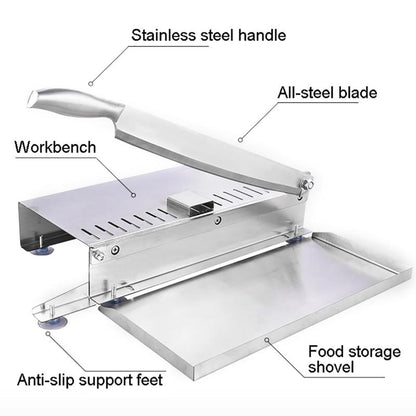 Stainless Steel Meat Slicer Meat Slicer Bone Cutting Machine Minced Lamb Bone Meat Cutter Chicken Duck Fish Ribs Lamb Cutting