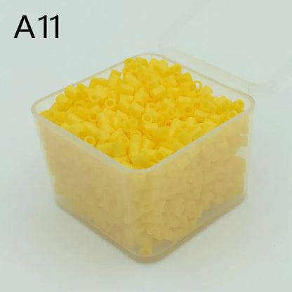 2.6mm Mini Beads/1200pcs/Box Packing Hama Beads Easy to Store For Kids Perler Iron Beads Fuse Handmade Gift Children Toy