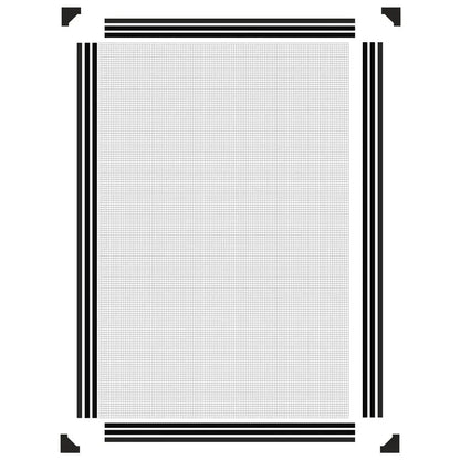 W2B VidaXL Modern Anthracite Fiberglass Insect Screen 31.5 X 47.2 in for Hotel Application