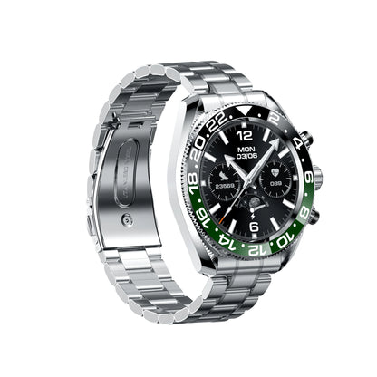 New Products Smartwatch AW35 2024 Round Screen Metal Band Ip67 Waterproof BT Call Heart Rate Sport Business for Men