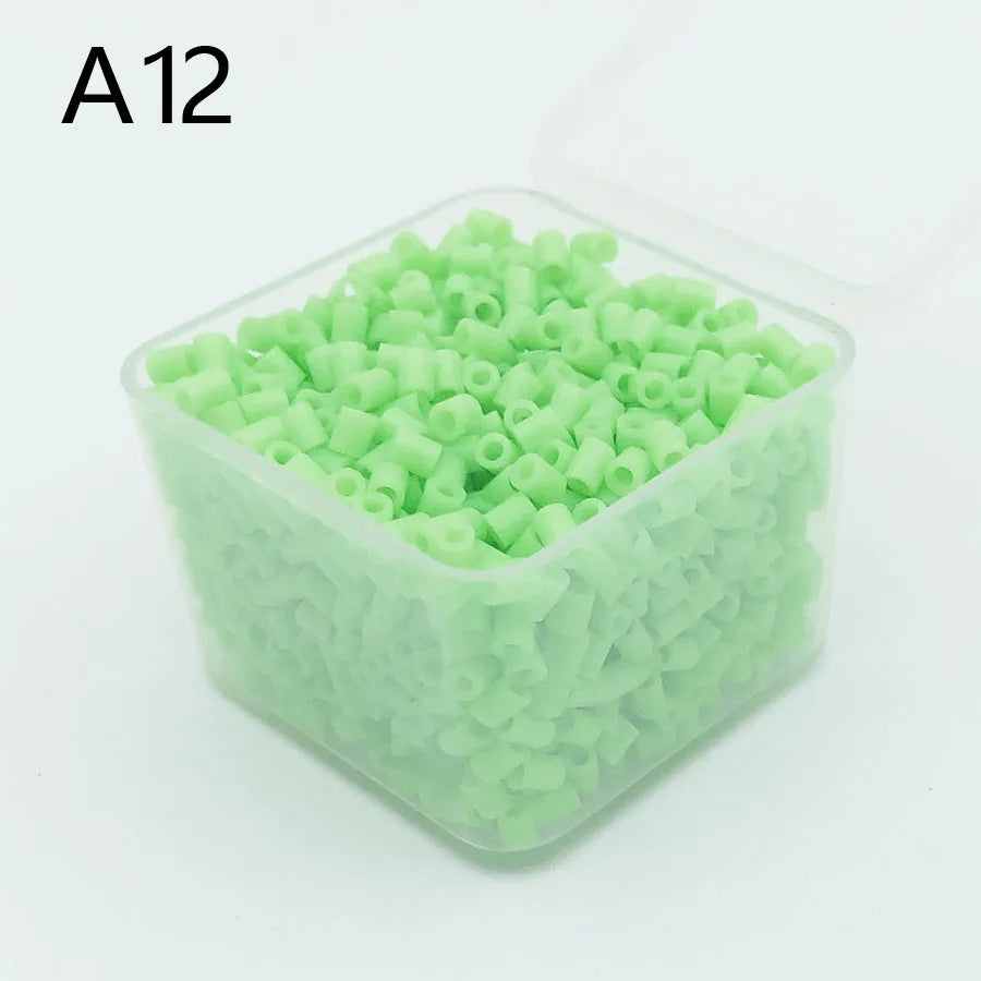 2.6mm Mini Beads/1200pcs/Box Packing Hama Beads Easy to Store For Kids Perler Iron Beads Fuse Handmade Gift Children Toy