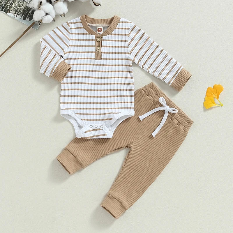 Hot Selling Drop Shipping Baby Romper Two Pieces Baby Set Wholesale New Born Baby Wear