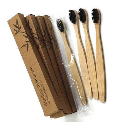 Eco-friendly Travel Hotel Soft Bristle Bamboo Toothbrush With Cheap Price
