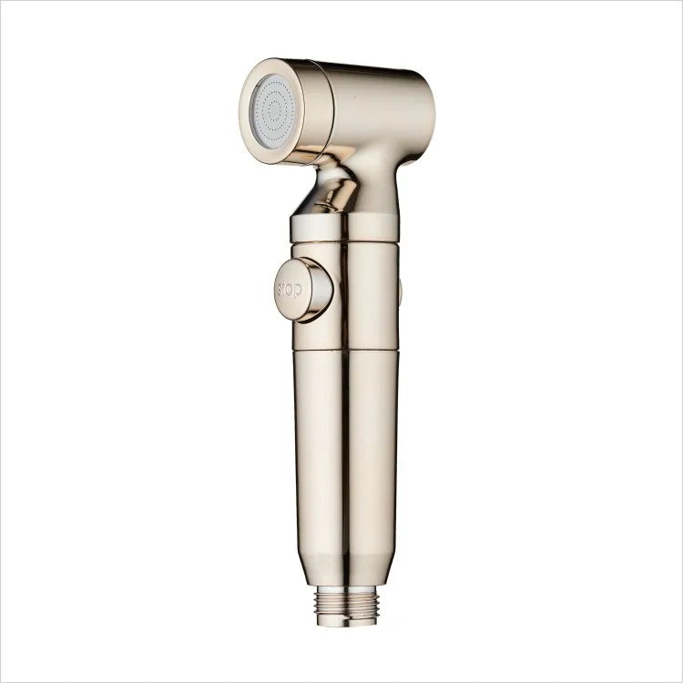 Water Mist Spray Toilet Bidet Gold Two Functions Bidet Sprayer Abs Plastic Shataff