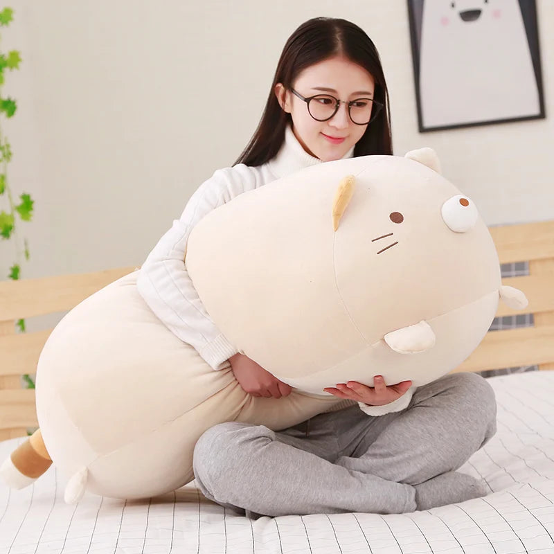 90cm Soft Animal Cartoon Corner Bio Pillow Cushion Cute Dog Cat Dinosaur Pig Unicorn Plush Toy Stuffed Lovely Kid Birthyday Gift
