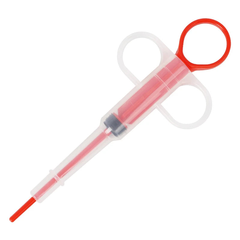 Eco-Friendly Pet Medicine Syringe Feeder Plastic Oral Liquid Dispenser for Dogs Cats Easy Use Adjustable Dose