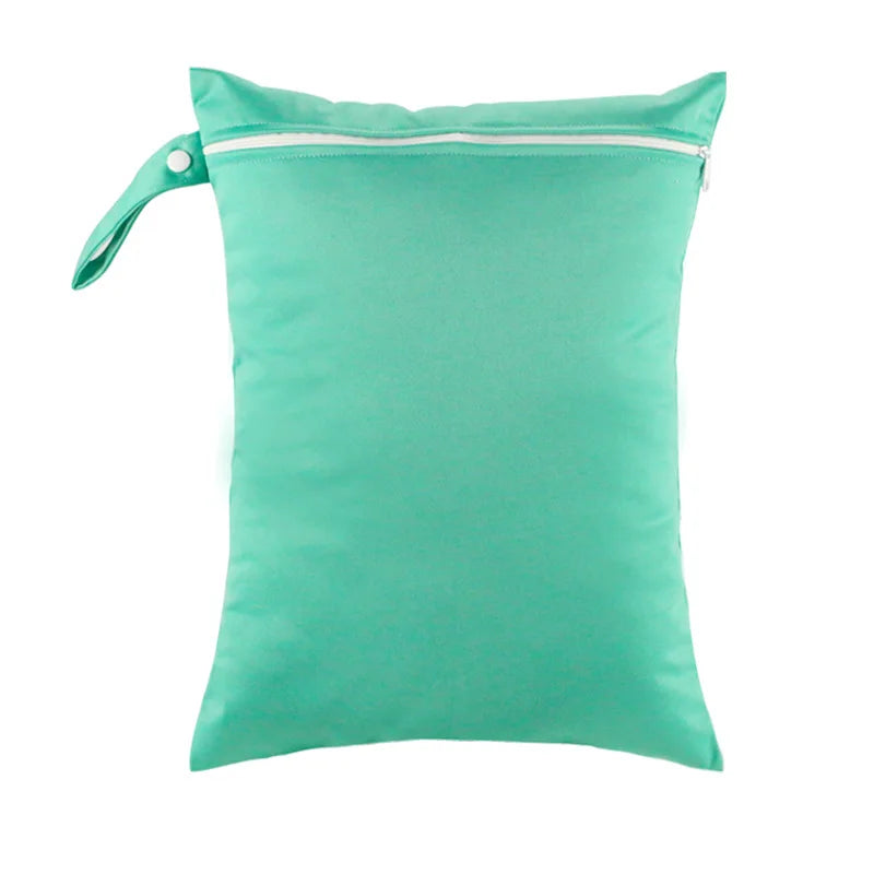 30*40Cm Swim Bags Cloth Reusable Washable Diaper Wet Bag With Single Pockets Dry and Wet Zippers Waterproof Bag for Travel