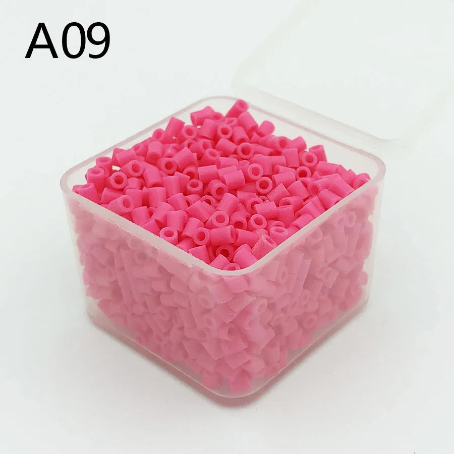 2.6mm Mini Beads/1200pcs/Box Packing Hama Beads Easy to Store For Kids Perler Iron Beads Fuse Handmade Gift Children Toy