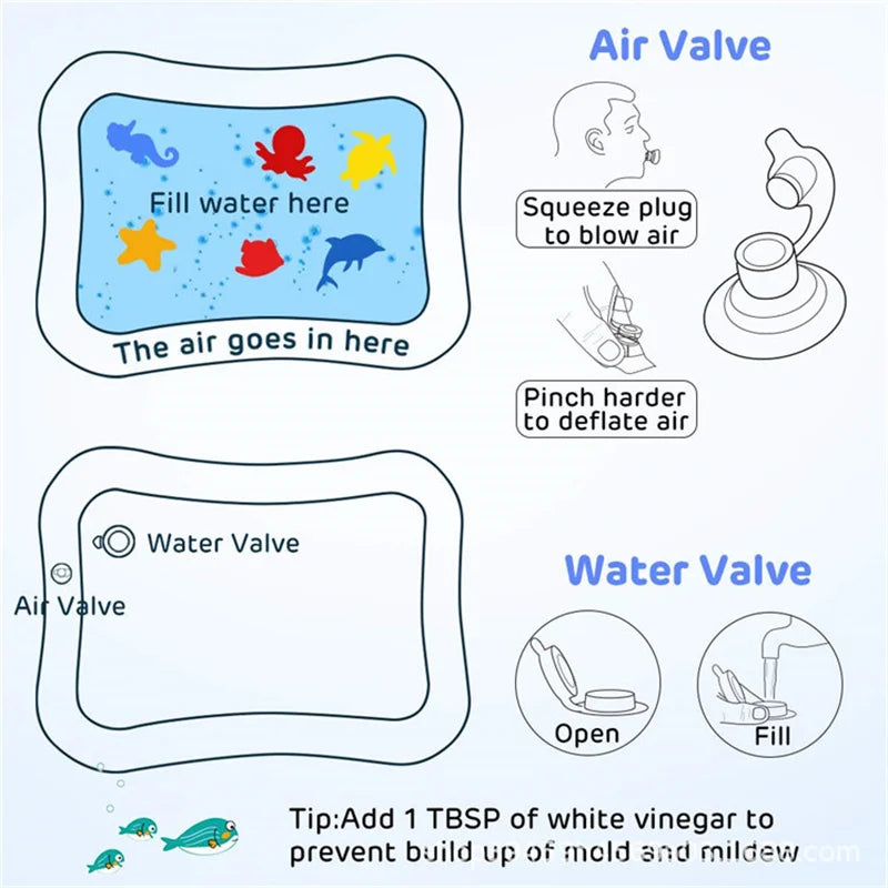 Baby Toys 6 12 Months Inflatable Crawling Baby Rattle Ball Toys Sensory Development Toys For Babies 1 Year Baby Games Toys