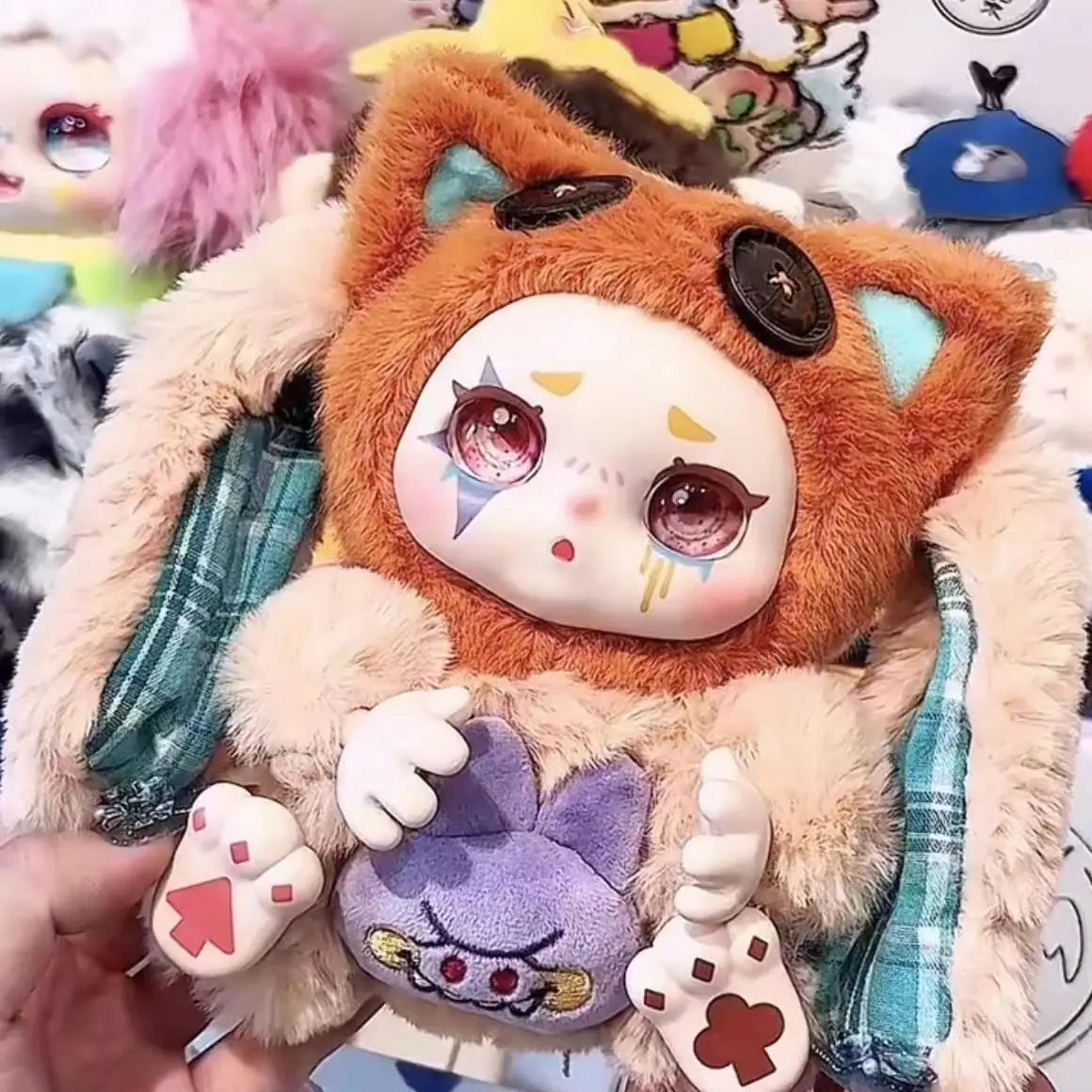 In Stock 100% Official 6PCS/Box Kimmon Regain Myself Series Blind Boxes Kawaii Vinyl Plush Keychains Cute Dolls Decorative Toys