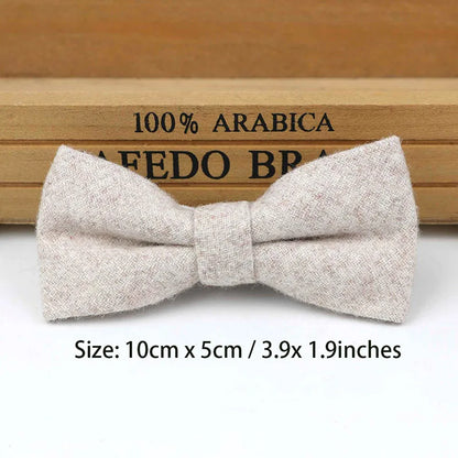Children Wool Bow Tie Baby Boys Butterfly Skinny Bowtie Single Layer Child Bowties Gravatas Borboleta Collar Kids Ties