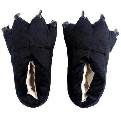 Kids Dinosaur Slippers - Cozy Animal Paw House Shoes for Boys & Girls | Cartoon Stitch Design