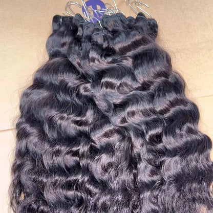 Wholesale Unprocessed Natural Cuticle Aligned Raw Vietnamese Indian Human Hair Bundles Vendor Virgin Human Hair Extension