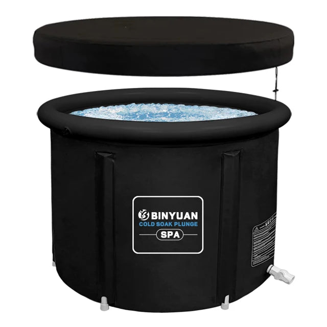 90cm Large Inflatable Ice Bath Tub With 5 Layer Insulation for Cold Plunge Recovery Premium Portable Bathtub