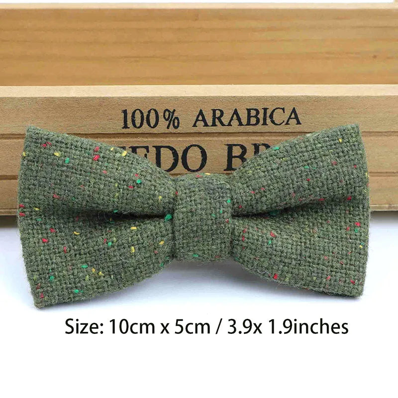 Children Wool Bow Tie Baby Boys Butterfly Skinny Bowtie Single Layer Child Bowties Gravatas Borboleta Collar Kids Ties
