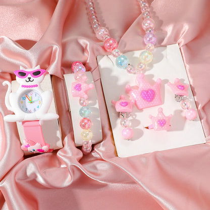 USA Stock Wholesale 3D Silicone Strap Watch Unicorn Kids New Cute Cartoon High Quality Watch Boys Girls Gift 7-9 Days Delivery