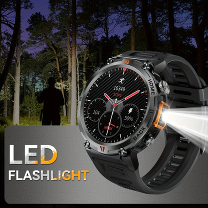 Sports Smart Watch KE3 for Men (Wireless Call Receive/answer), HD Screen Outdoor Rugged Smartwatch, Sports Fitness Tracker Watch