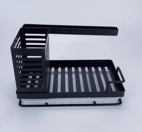 Spot Wholesale Chrome 304 Stainless Steel Punch-free Paste Kitchen Sink Drain Rack Storage Sink Sponge Rack
