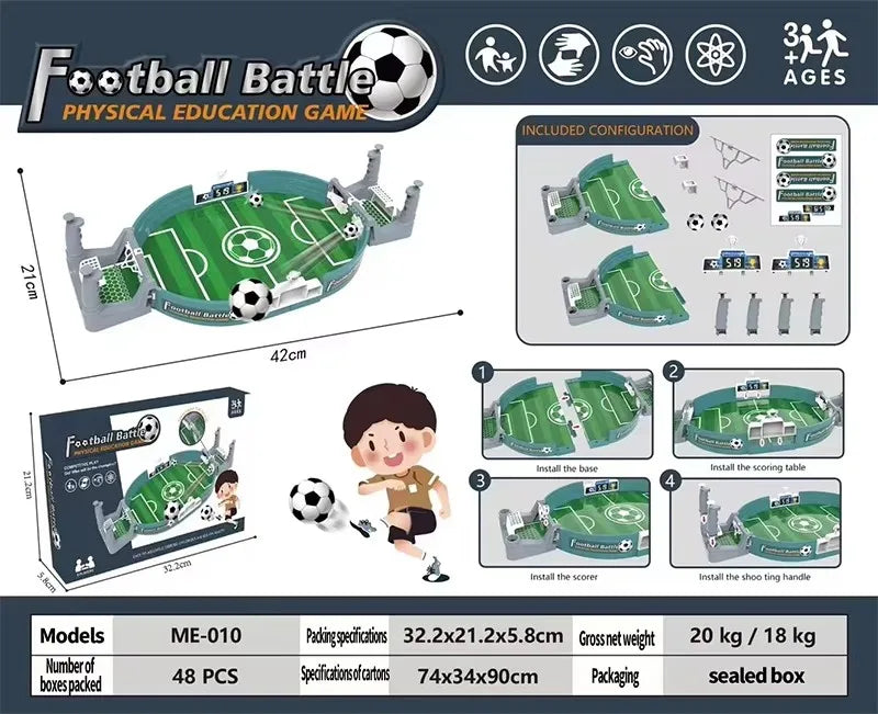 Hot Selling Unisex Indoor Mini Tabletop Pinball Games Kids Interactive Plastic Sport Entertainment Toy Mini Table