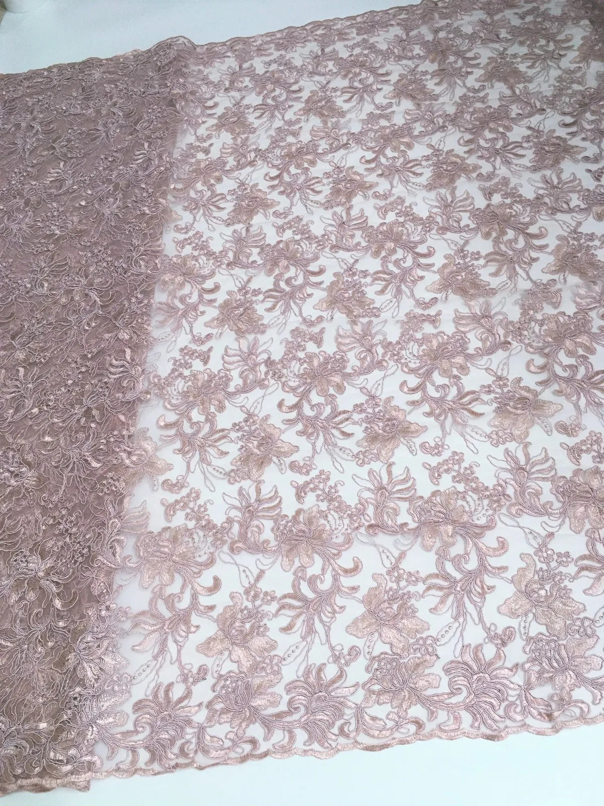 White African Lace Fabric 2025 Embroidered Nigerian Lace Fabric High Quality Cord lace French Tulle Fabric Wedding L-W006A