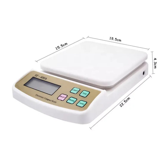 10Kg X 1g Digital Postal Fruit Kitchen Diet Counting Weighing Balance Electronic Scales with Backlight