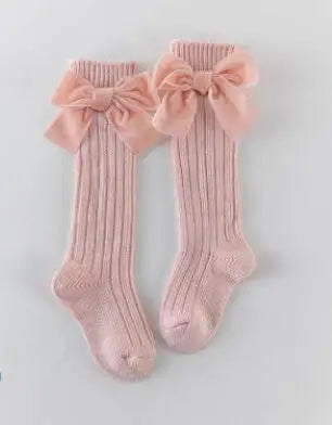 0-3Yrs Newborn baby girls pantyhose velvet ribbon bowknot design kids leggings for girls clothes toddler baby stocking children
