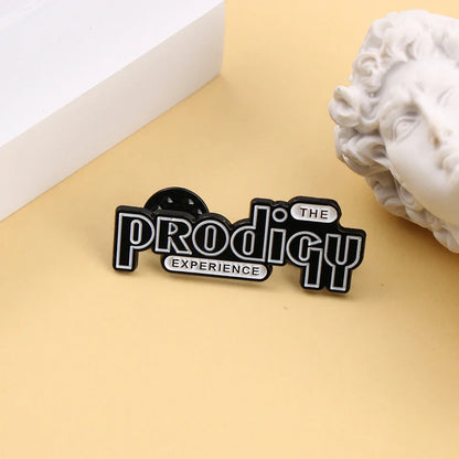 Shmik Funny Rock and Roll Band Enamel Pin Punk Letters Badge Album Collection Jewelry Gift for Music Fans