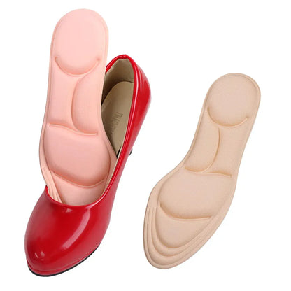 Shoe Insoles Arch Support Insoles Breathable 5D Sponge Barefoot Comfort Insoles and High Heel Inserts