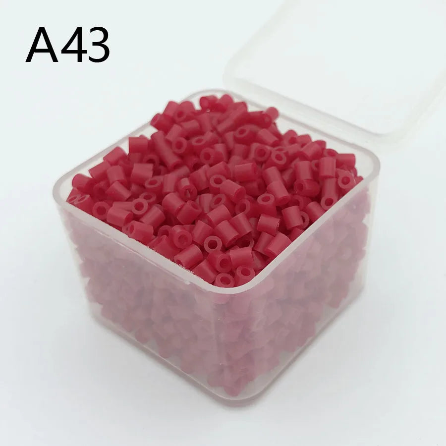 2.6mm Mini Beads/1200pcs/Box Packing Hama Beads Easy to Store For Kids Perler Iron Beads Fuse Handmade Gift Children Toy
